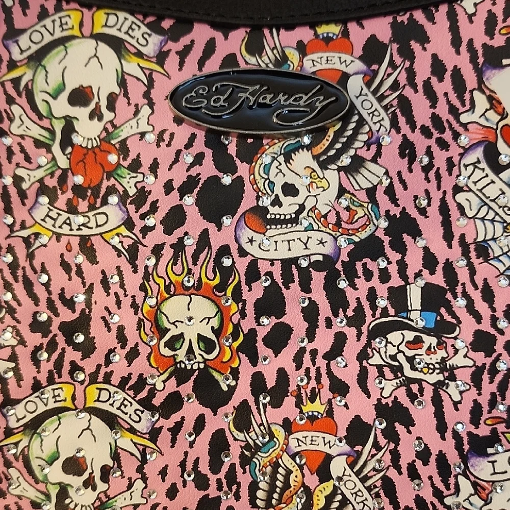 Ed Hardy Crossbody/Tote w/Free Bag Charms